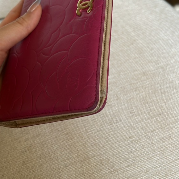 Chanel Hot Pink Camellia Bifold Wallet - Picture 8 of 13